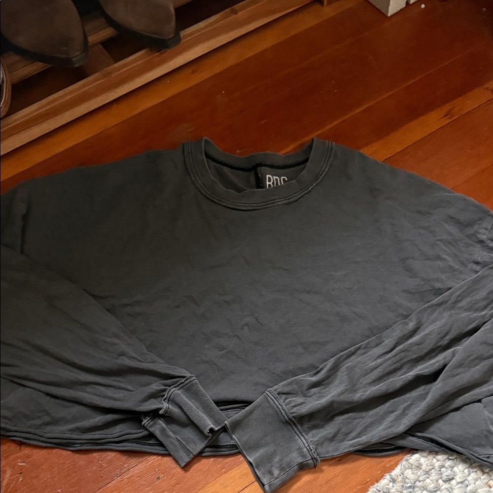 BDG Charcoal Long Sleeve Top